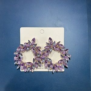 Bejeweled earrings